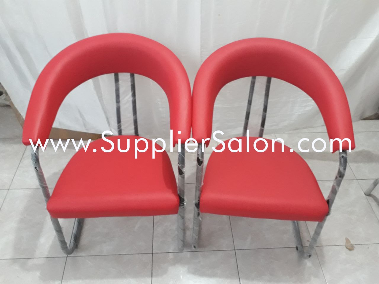  Kursi Salon Potong Rambut  Kaki S Merah Supplier Alat 